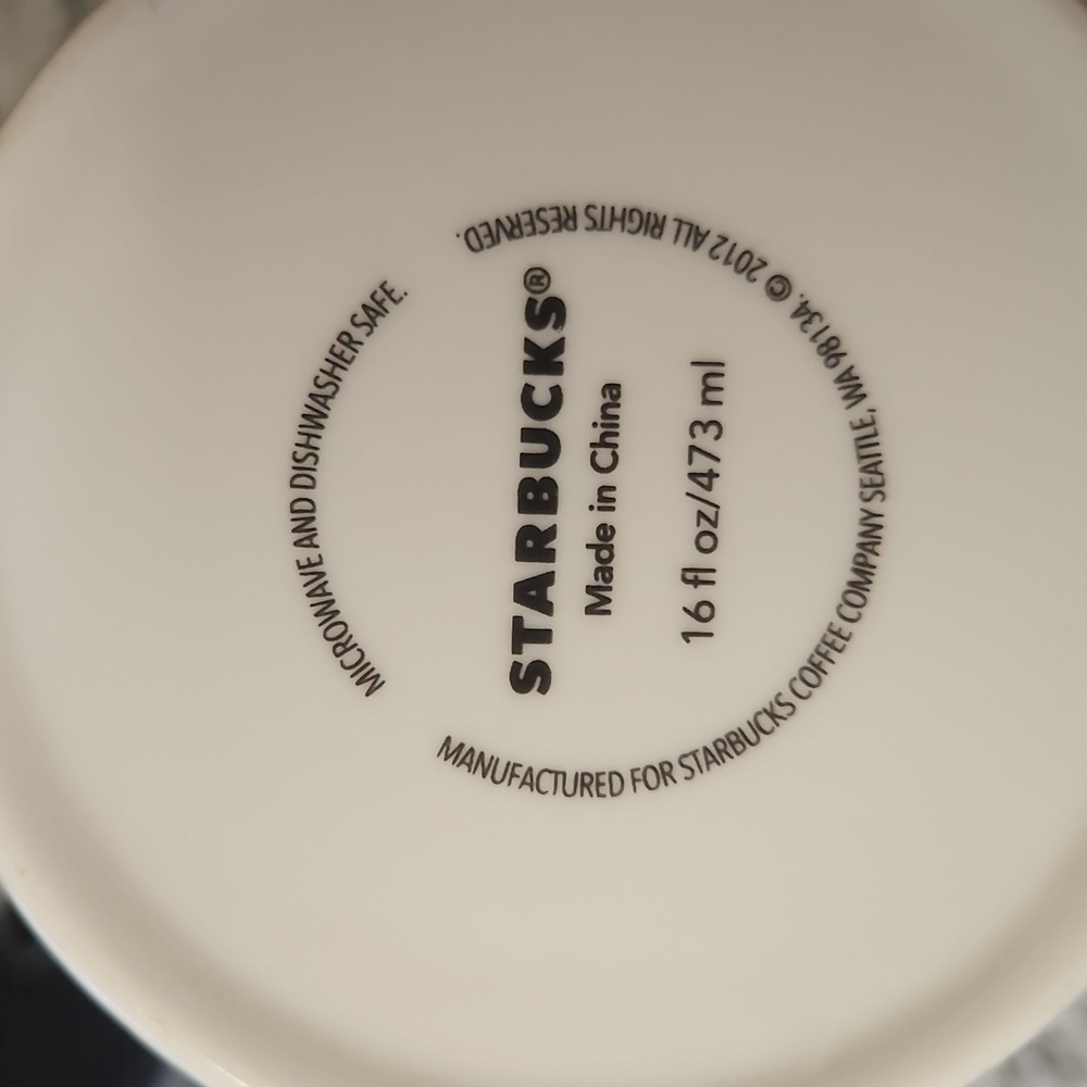 Starbucks Qatar Mug - Cream and Brown - Picture 4 of 4
